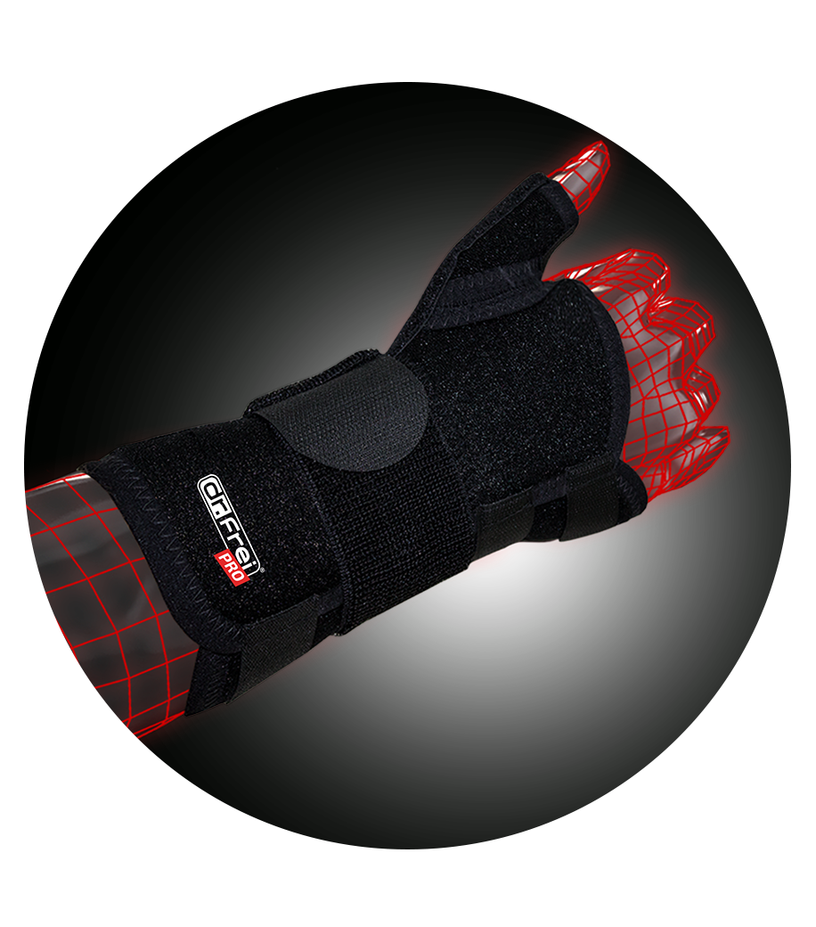 WRIST BRACE WITH THUMB FIXATION Brace features the removable metal ...
